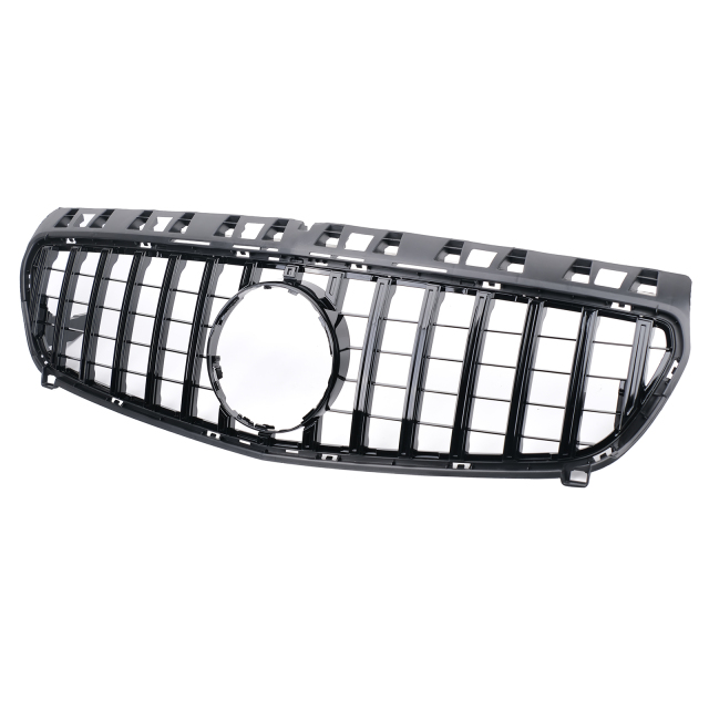 Kühlergrill glanz Schwarz GT Panamericana passend für Mercedes A-Klasse W176 Vorfacelift