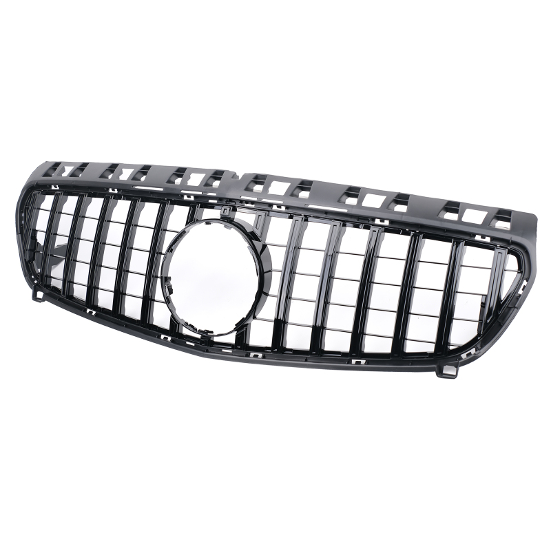 Kühlergrill glanz Schwarz GT Panamericana passend für Mercedes A-Klasse W176 Vorfacelift