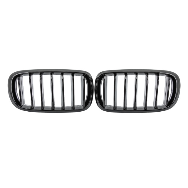 Nieren Grill glanz Schwarz Einzelsteg passend für BMW X5 F15 F16