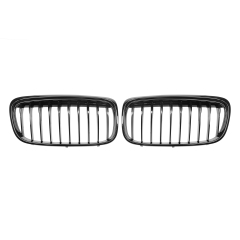 Nieren Grill glanz Schwarz Einzelsteg passend für BMW 2er Active Tourer F45 F46 Vorfacelift