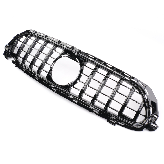 Kühlergrill glanz Schwarz GT Panamericana passend für Mercedes E-Klasse W213 S213 C238 A238 Facelift AMG-Paket