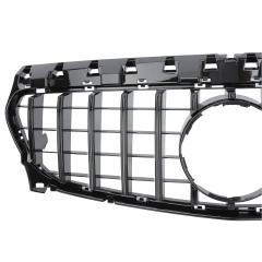 Kühlergrill glanz Schwarz GT Panamericana passend für Mercedes CLA C117 X117 Facelift
