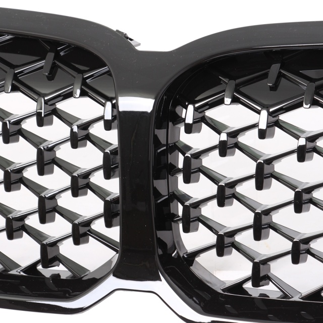 Nieren Grill glanz Schwarz Mesh-Design passend für BMW 1er F40