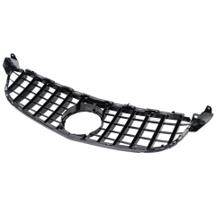 Kühlergrill glanz Schwarz GT Panamericana Grill ohne Kamera Passend für Mercedes C-Klasse W205 C63 Vorfacelift