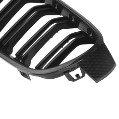 Nieren Grill Carbon Look Doppelsteg passend für BMW 3er F30 F31