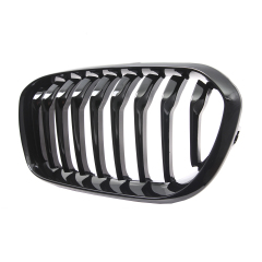 Nieren Grill glanz Schwarz Einzelsteg passend für BMW 1er F20 F21 Facelift
