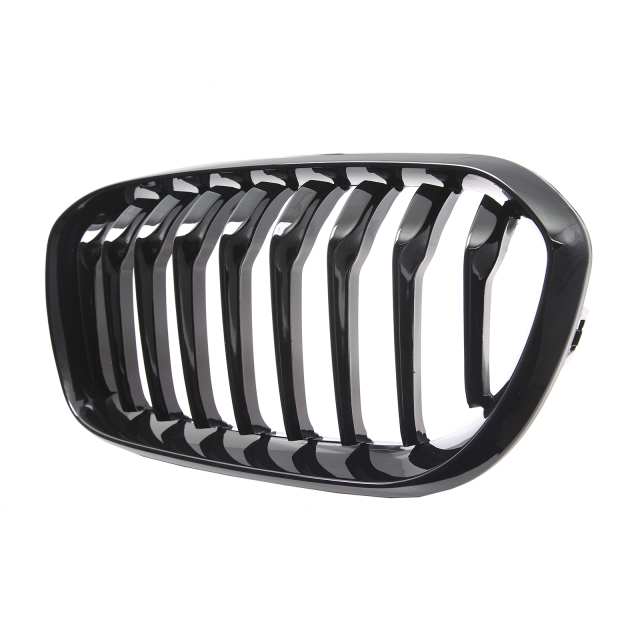 Nieren Grill glanz Schwarz Einzelsteg passend für BMW 1er F20 F21 Facelift