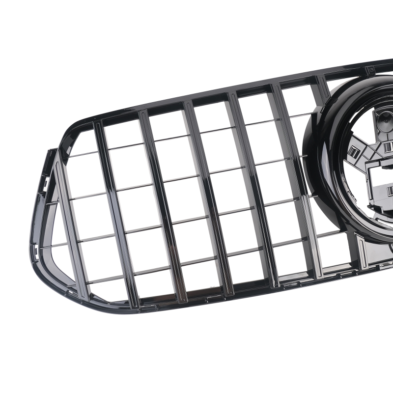 Kühlergrill glanz Schwarz GT Panamericana passend für Mercedes GLE V167 C167 AMG-Paket