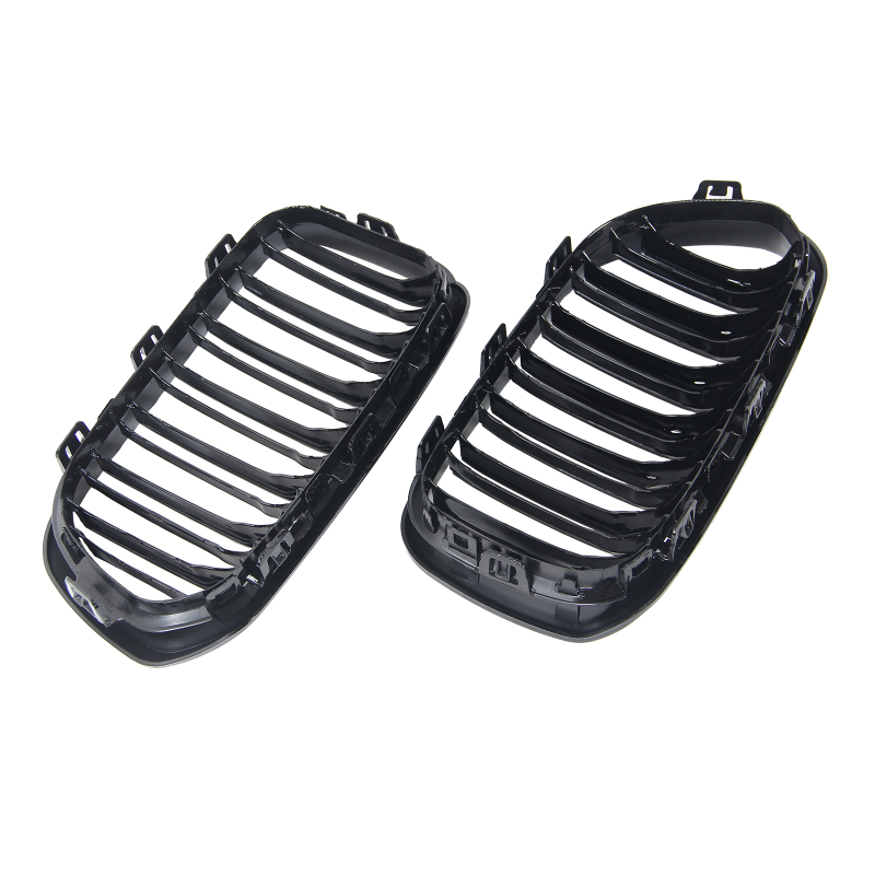 Nieren Grill glanz Schwarz Doppelsteg passend für BMW 1er F20 F21 Facelift