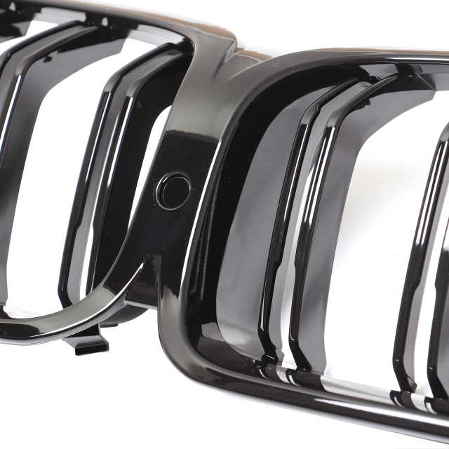 Nieren Grill glanz Schwarz Doppelsteg passend für BMW 8er G15 G14 G16 F92 F91 F93