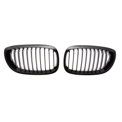 Nieren Grill glanz Schwarz Einzelsteg passend für BMW 3er Coupe E46 Facelift