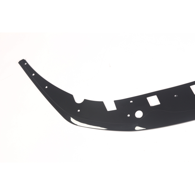 Spoilerlippe Frontlippe GLANZ SCHWARZ für BMW 1ER F40 M Paket