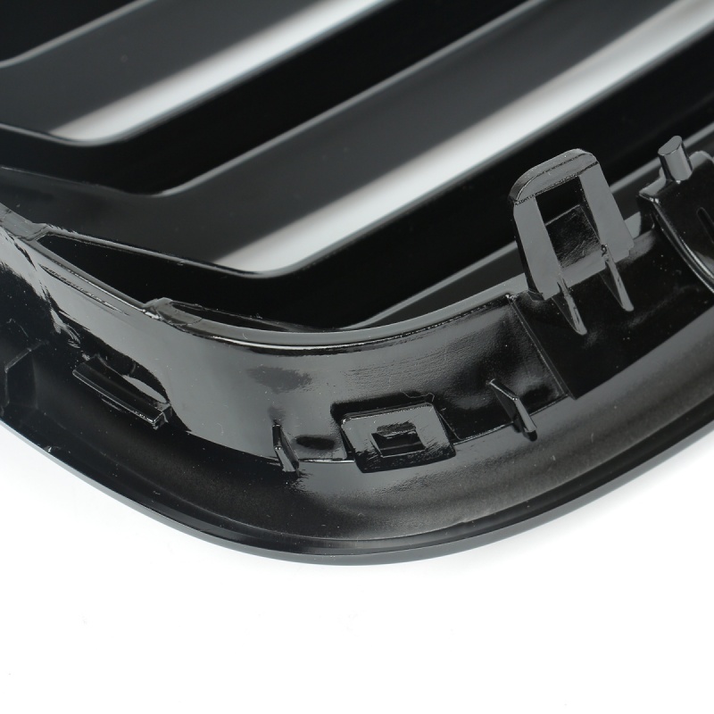 Nieren Grill glanz Schwarz Doppelsteg passend für BMW X5 E70 E71