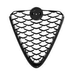 Kühlergrill Carbon Look passend für Alfa Romeo Giulia 952 Ti Facelift Optik