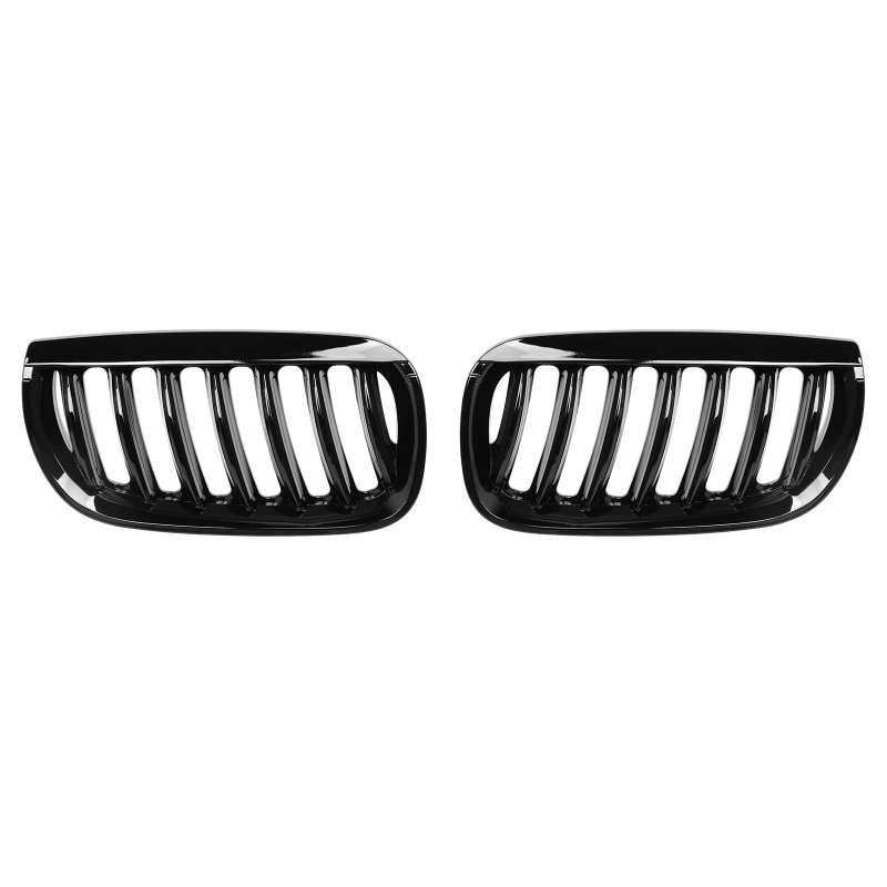 Kühlergrill Sport Grill Nieren Glanz Schwarz Einzelsteg für BMW X3 E83 vor LCI