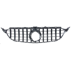Kühlergrill Chrom GT Panamericana passend für Mercedes C-Klasse W205 S205 C205 A205 Facelift