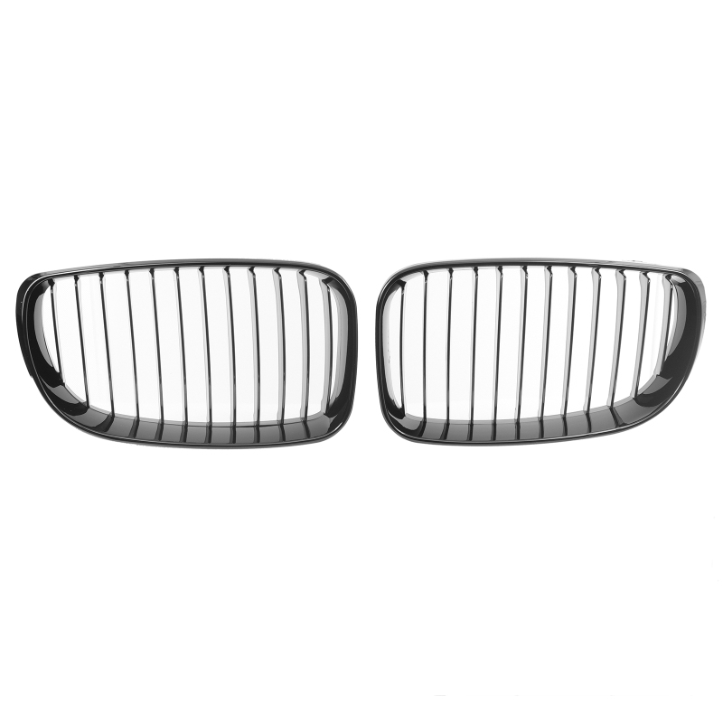 Glanz Schwarz Einzelsteg Nieren Grill Passend für BMW 1er E8x Facelift