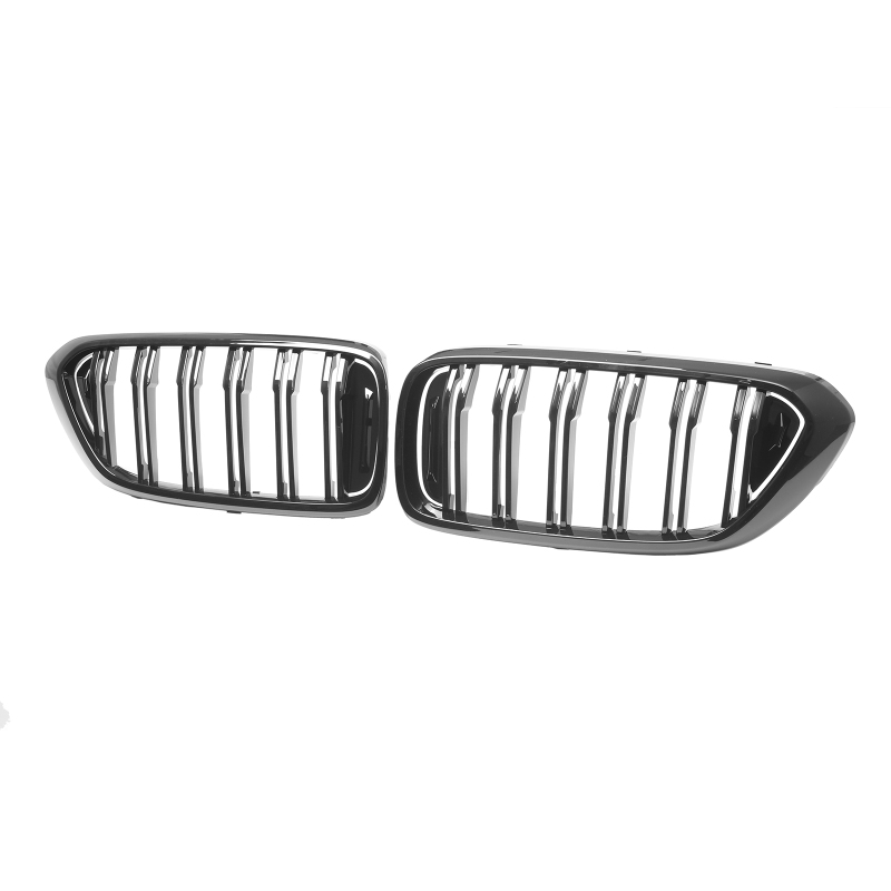 Nieren Grill glanz Schwarz Doppelsteg passend für BMW 6er G32 Vorfacelift