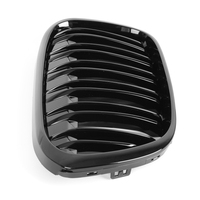 Nieren Grill glanz Schwarz Doppelsteg passend für BMW X1 F48 Vorfacelift