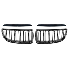 Nieren Grill glanz Schwarz Doppelsteg passend für BMW 3er E90 E91 Vorfacelift