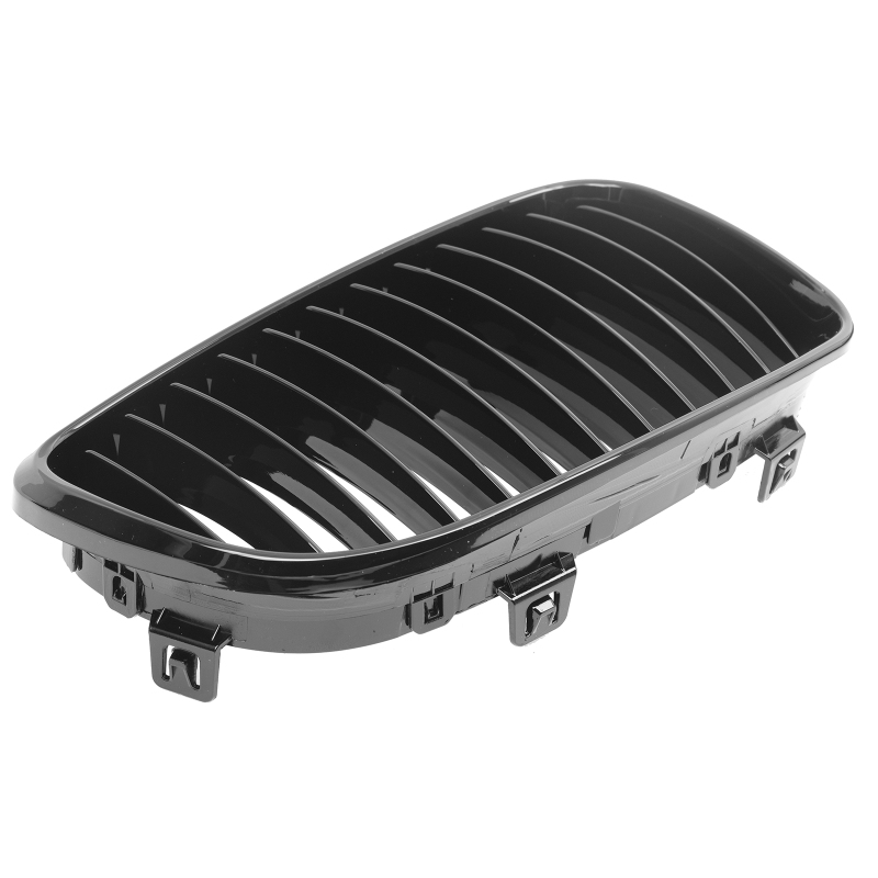 Glanz Schwarz Einzelsteg Nieren Grill Passend für BMW 1er E8x Facelift