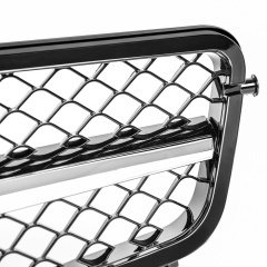Kühlergrill glanz Schwarz Chrom AMG Look passend für Mercedes C-Klasse W204 S204 C204