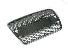 Passt für Audi A6 C6 Waben Grill Kühlergrill Front Grill Schwarz Glanz 04-07