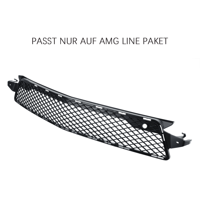 Kühlergrill Matt Schwarz AMG Line passend für Mercedes CLS C218 X218 Vorfacelift