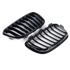 Nieren Grill glanz Schwarz Einzelsteg passend für BMW 2er F22 F23