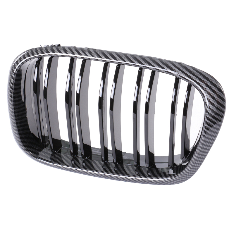 Nieren Grill Carbon Look Doppelsteg passend für BMW 5er E39