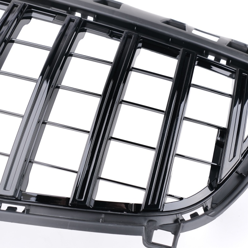 Kühlergrill glanz Schwarz GT Panamericana passend für Mercedes A-Klasse W176 Vorfacelift
