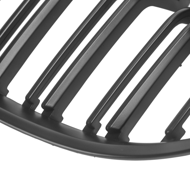 Nieren Grill matt Schwarz Doppelsteg passend für BMW 5er E60 E61