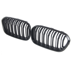 Nieren Grill matt Schwarz Doppelsteg passend für BMW 1er F20 F21 Facelift