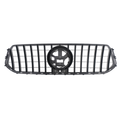 Kühlergrill glanz Schwarz GT Panamericana passend für Mercedes GLE V167 C167 AMG-Paket