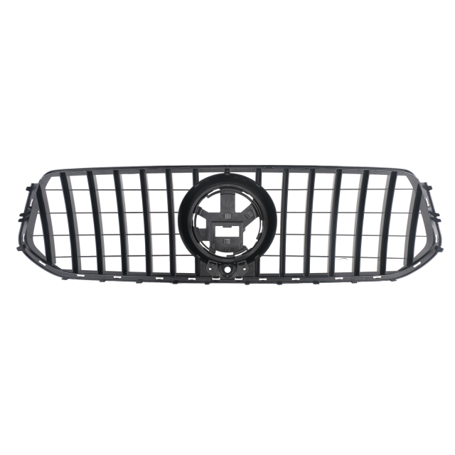 Kühlergrill glanz Schwarz GT Panamericana passend für Mercedes GLE V167 C167 AMG-Paket