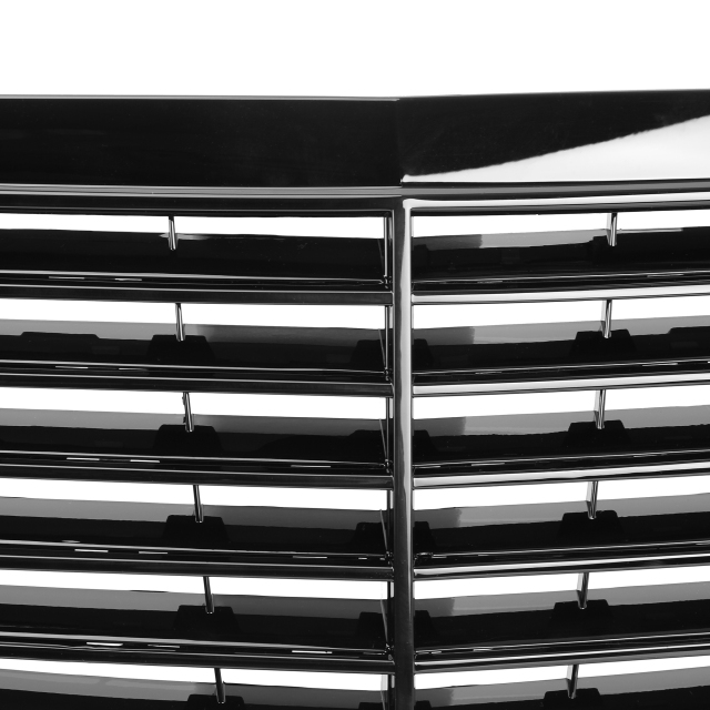 Kühlergrill Glanz Schwarz Classic Grill Passend für Mercedes-Benz E-Klasse W211 S211 VF211 Vorfacelift Bj. 2003-2006