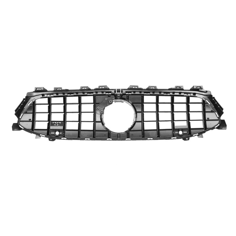 Kühlergrill glanz Schwarz mit Kamera GT Panamericana passend für Mercedes CLA C118 X118 Facelift