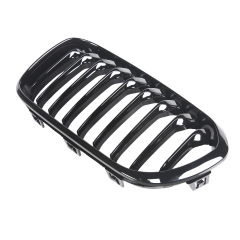 Nieren Grill glanz Schwarz Einzelsteg passend für BMW 1er F20 F21 Facelift