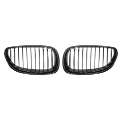 Nieren Grill glanz Schwarz Einzelsteg passend für BMW 5er E60 E61