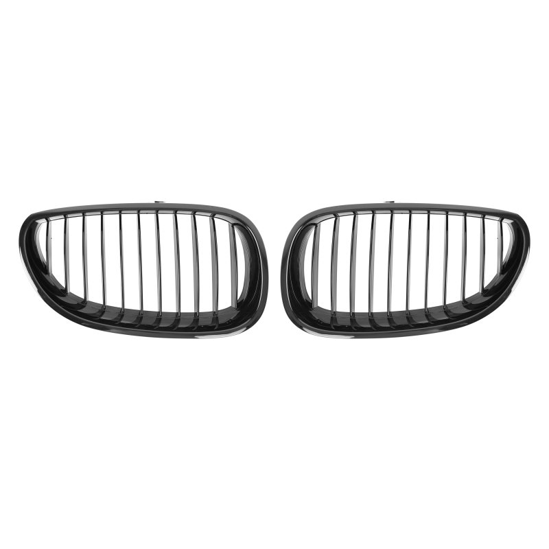 Nieren Grill glanz Schwarz Einzelsteg passend für BMW 5er E60 E61