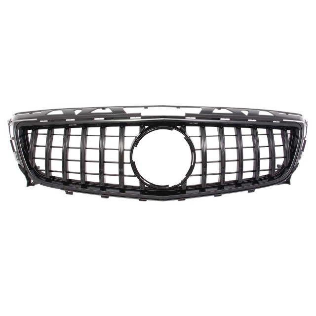 Kühlergrill glanz Schwarz GT Panamericana passend für Mercedes CLS C218 X218 Vorfacelift