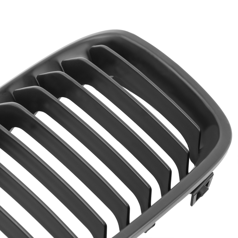Nieren Grill matt Schwarz Einzelsteg passend für BMW 1er F20 F21 Vorfacelift