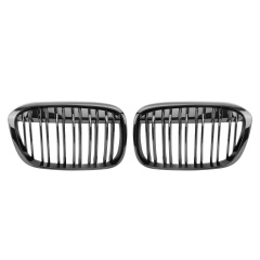 Nieren Grill glanz Schwarz Doppelsteg passend für BMW X1 F48 Vorfacelift
