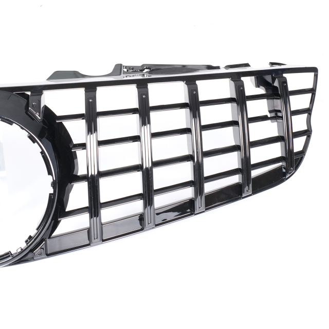 Kühlergrill glanz Schwarz GT Panamericana passend für Mercedes SL R230 Zweite Facelift