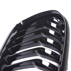 Nieren Grill glanz Schwarz Einzelsteg passend für BMW 1er F20 F21 Facelift