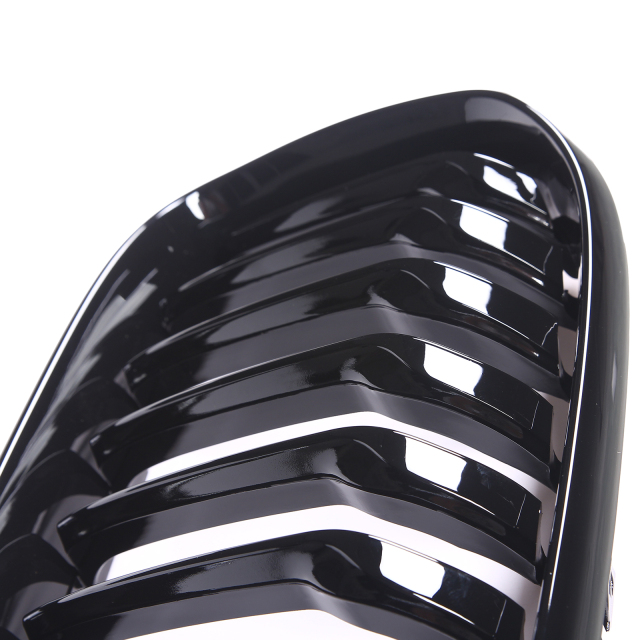 Nieren Grill glanz Schwarz Einzelsteg passend für BMW 1er F20 F21 Facelift