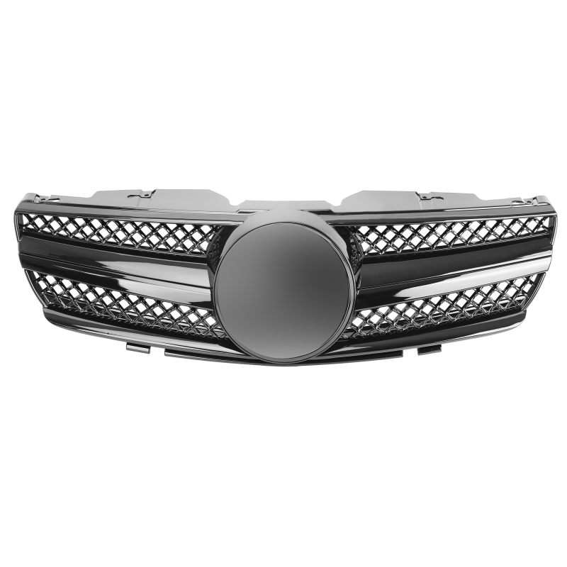 Kühlergrill glanz Schwarz AMG Look passend für Mercedes SL R230 Vorfacelift