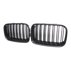 Nieren Grill glanz Schwarz Doppelsteg passend für BMW 3er E36 Vorfacelift