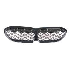 Nieren Grill Schwarz Chrom Mesh-Design passend für BMW 3er G20 G21