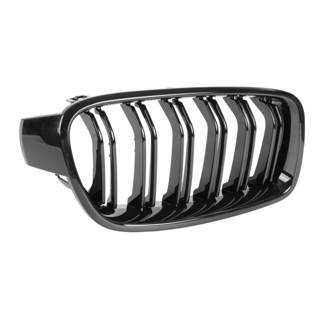 Nieren Grill glanz Schwarz Doppelsteg passend für BMW 3er F30 F31